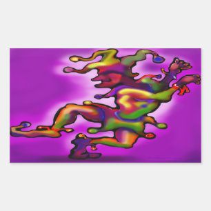 Jester Rectangular Sticker