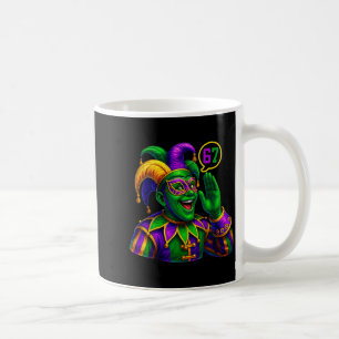 Jester Saying Six Seven 67 6 7 Meme Mardi Gras Fat Coffee Mug