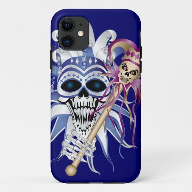 Jester Skull Case-Mate iPhone Case (Back)