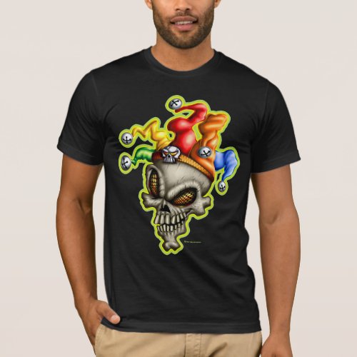 Jester Skull Dark T_Shirt