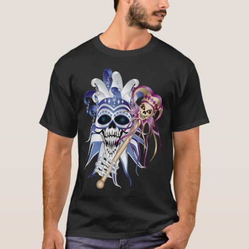 Jester Skull T_Shirt