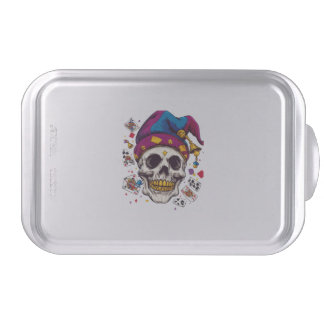 Jester Skull Trickster Cake Pan