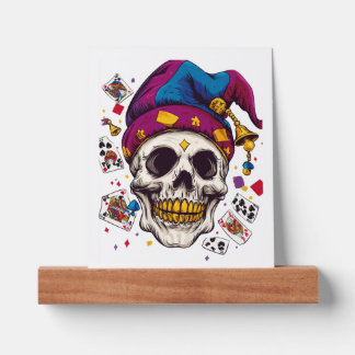 Jester Skull Trickster Picture Ledge