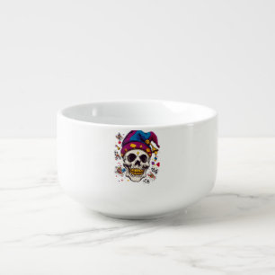 Jester Skull Trickster Soup Mug