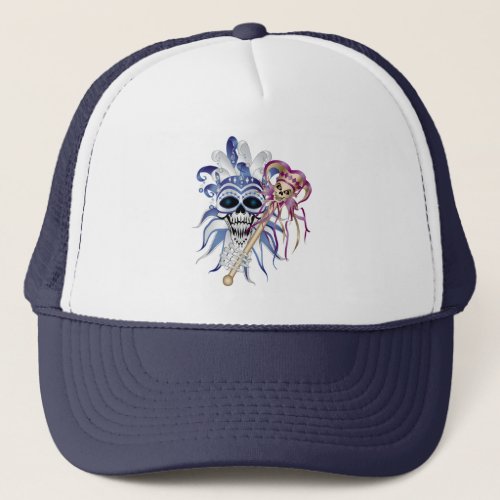 Jester Skull Trucker Hat