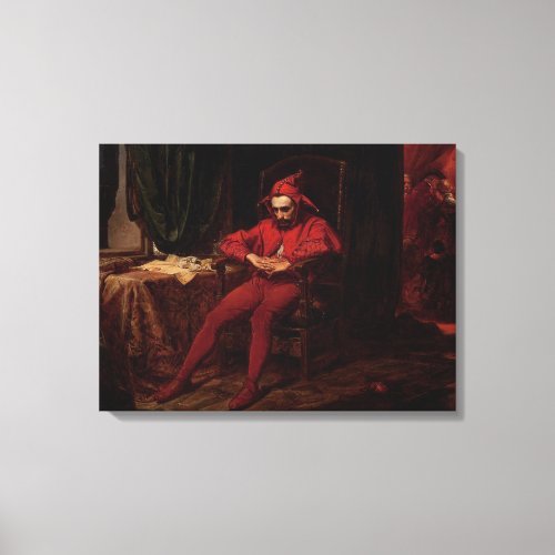 Jester Stanczyk Jan Matejko Art Canvas Print