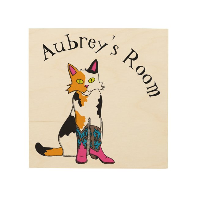 Jester the cat kid's room sign (Front)