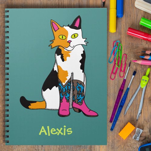 Jester the cat notebook
