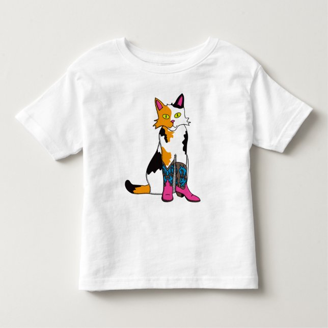 Jester the cat toddler t-shirt (Front)