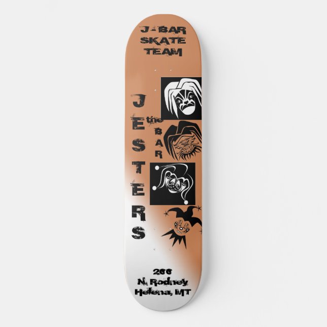 Jesters Skate Team Skateboard Deck (Front)