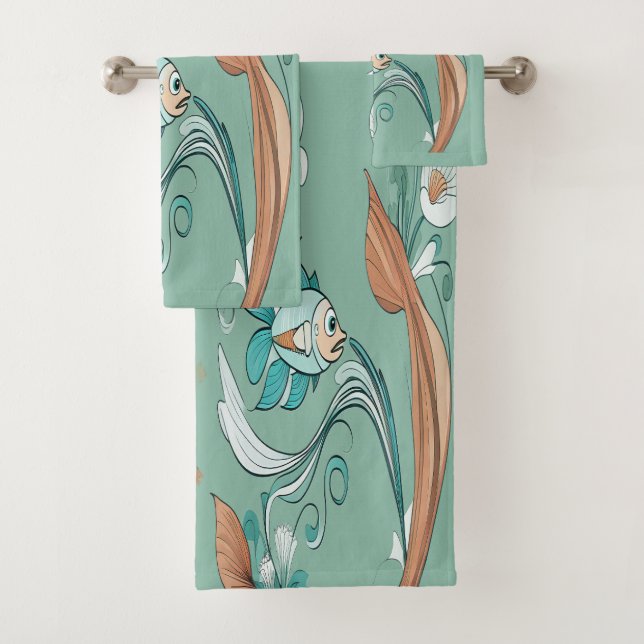 Jestful Nebulous Bath Towel Set (Insitu)