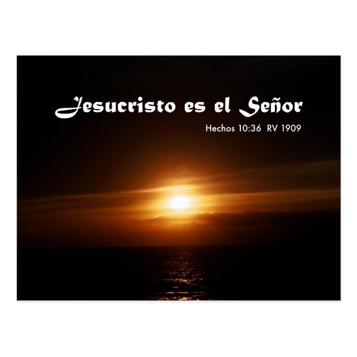 Jesucristo es el Secor (Tarjeta Postal) Post Cards