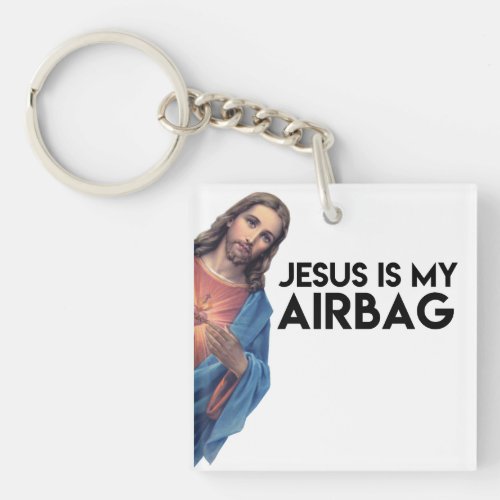 Jesuis is my Airbag Keychain