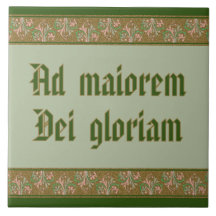 Jesuit Motto by St Ignatius Loyola (BK 50; Latin)