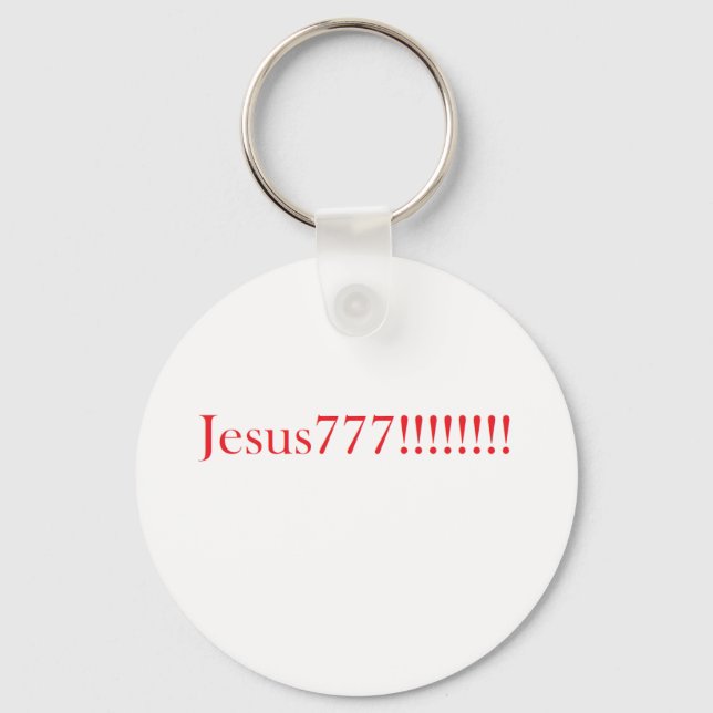 Jesus777!!!!!!!! Keychain (Front)