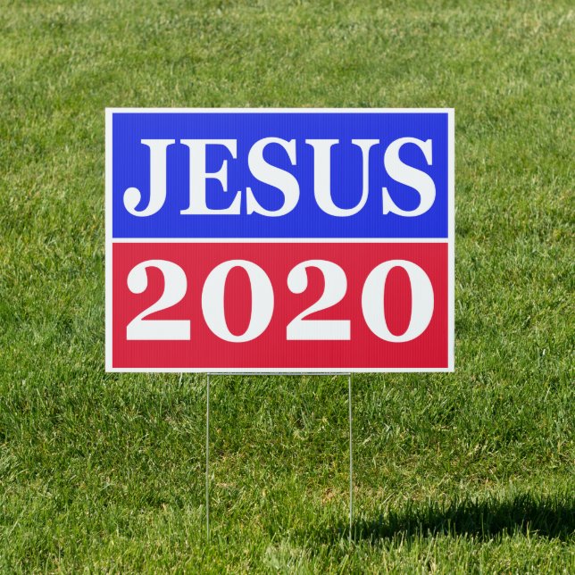 Jesus 2020 sign (Insitu)