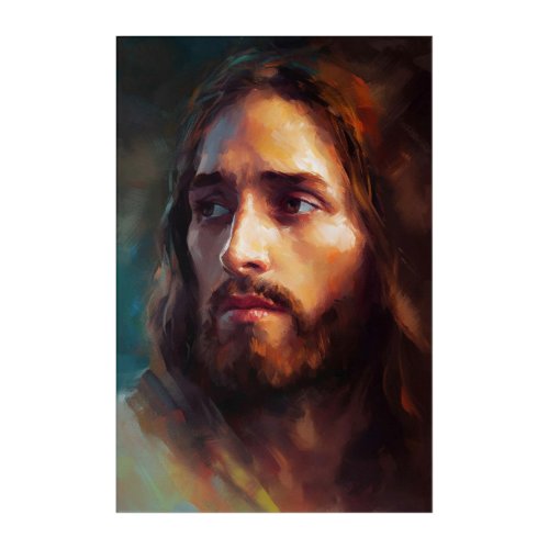 Jesus 21 acrylic print