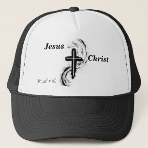jesus 3, Jesus, Christ, Y. A. 4 C. Trucker Hat