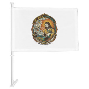 Jesus Accidental 100 Color Copies Printer Mistake Car Flag