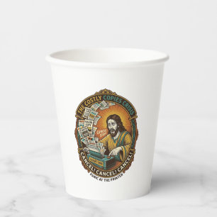 Jesus Accidental 100 Color Copies Printer Mistake  Paper Cups