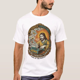 Jesus Accidental 100 Color Copies Printer Mistake  T-Shirt