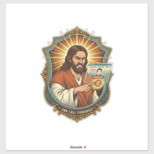 Jesus Accidental Video Call Dial Social Media Pani Sticker