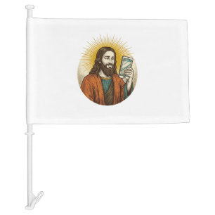 Jesus Accidental Video Instead Of Photo Camera Fai Car Flag