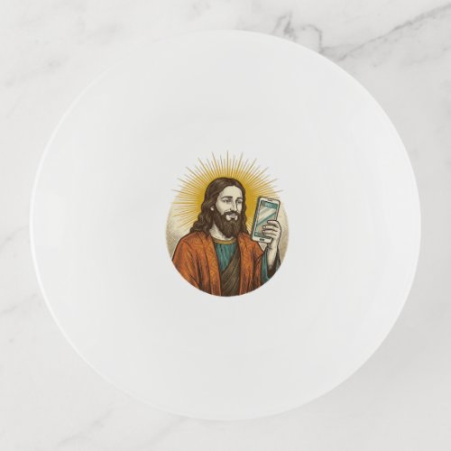 Jesus Accidental Video Instead Of Photo Camera Fai Trinket Tray