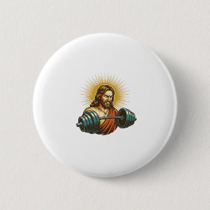 Jesus Accidentally Adding Too Much Weight Gym Fail Button