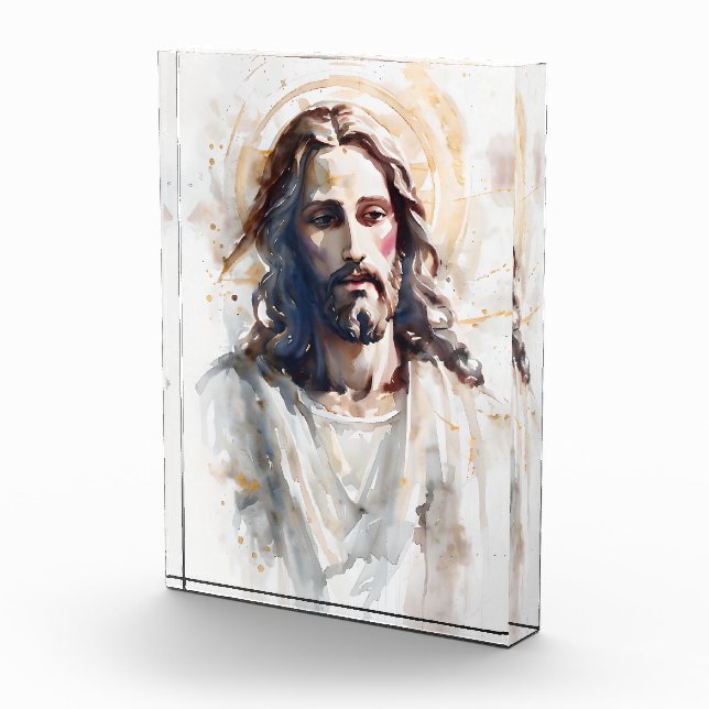 Jesus Acrylic Block Christian HomeDécor (Right)