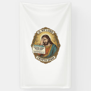 Jesus Added Spam Crypto Group Chat Annoyance Humor Banner
