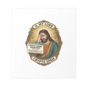 Jesus Added Spam Crypto Group Chat Annoyance Humor Notepad