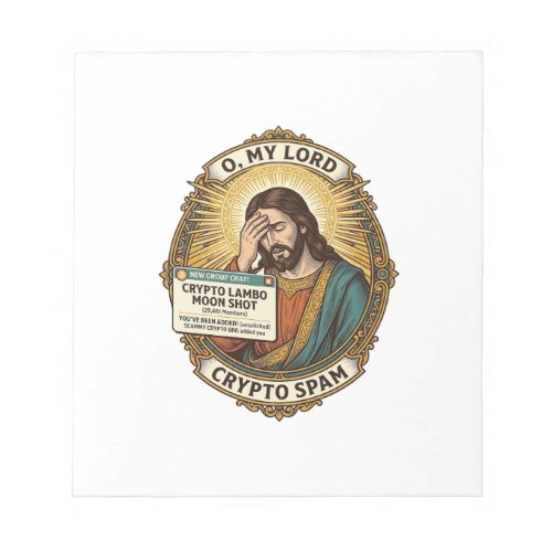 Jesus Added Spam Crypto Group Chat Annoyance Humor Notepad