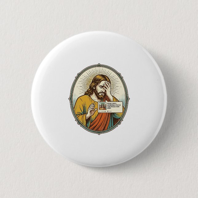 Jesus Added To Story Instead Direct Message Social Button (Front)