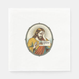 Jesus Added To Story Instead Direct Message Social Napkins