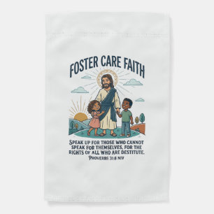 Jesus Adoption Foster Care Graphic Tee Christian A Garden Flag
