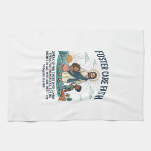 Jesus Adoption Foster Care Graphic Tee Christian A Kitchen Towel