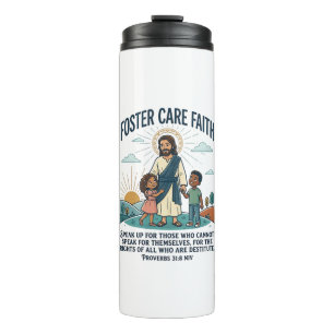 Jesus Adoption Foster Care Graphic Tee Christian A Thermal Tumbler