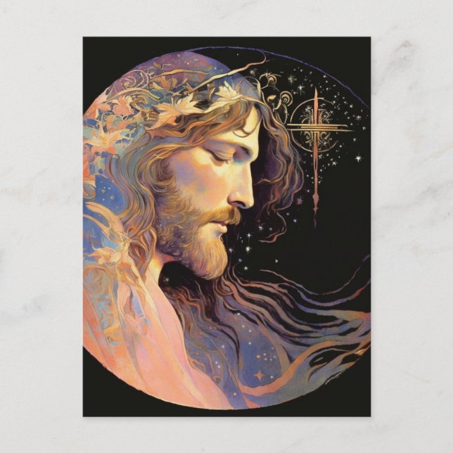 Jesus AI Generated Art Postcard (Front)