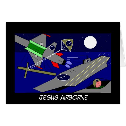 Jesus Airborne (Front Horizontal)