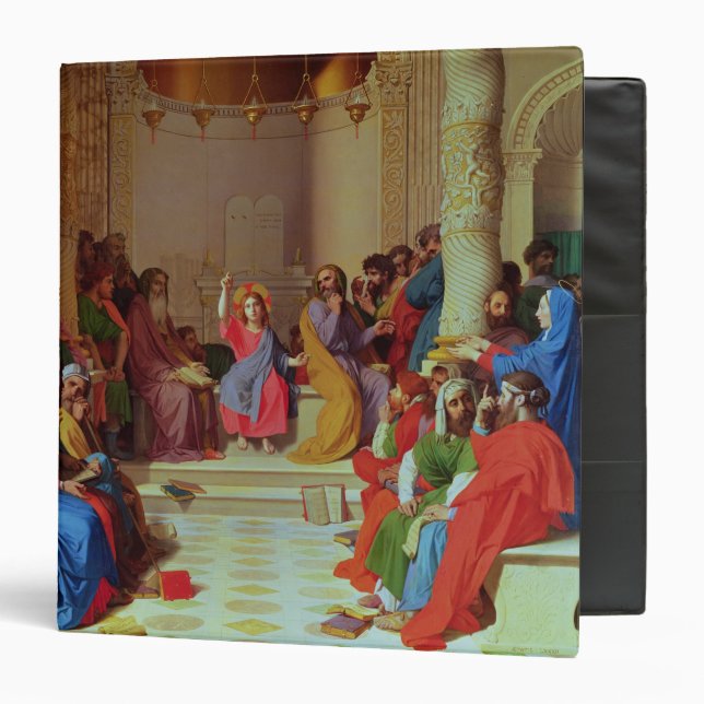 Jesus Among the Doctors, 1862 Binder (Front/Inside)