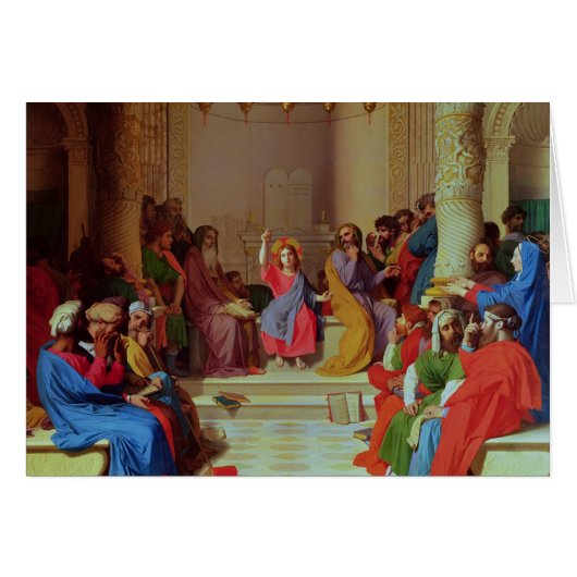 Jesus Among the Doctors, 1862 Cards (Front Horizontal)