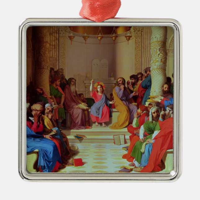 Jesus Among the Doctors, 1862 Metal Ornament (Front)