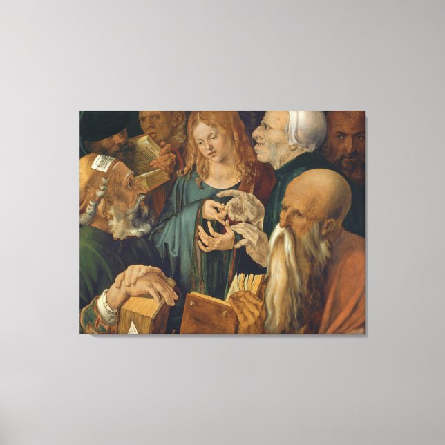 Jesus Among the Doctors Canvas Print (Front)