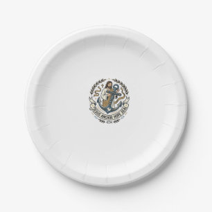 Jesus Anchor Hope Seal Jesus Anchor Hope Seal Chri Paper Plates