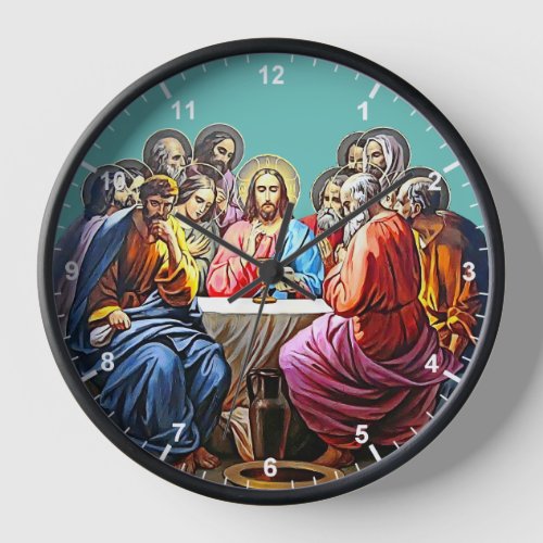 Jesus and 12 Disciples Wall Clock