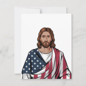 Jesus and American flag (Front)