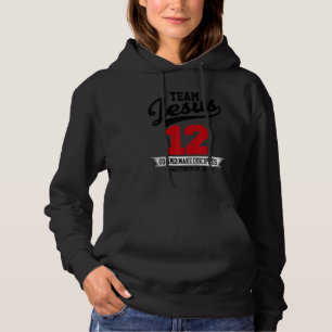 Jesus and Baseball Team Jesus Christian Matthew 28 Hoodie