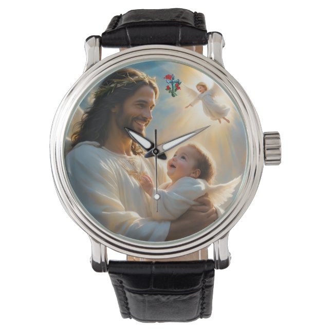 Jesus and Child Angel  Watch (Front)