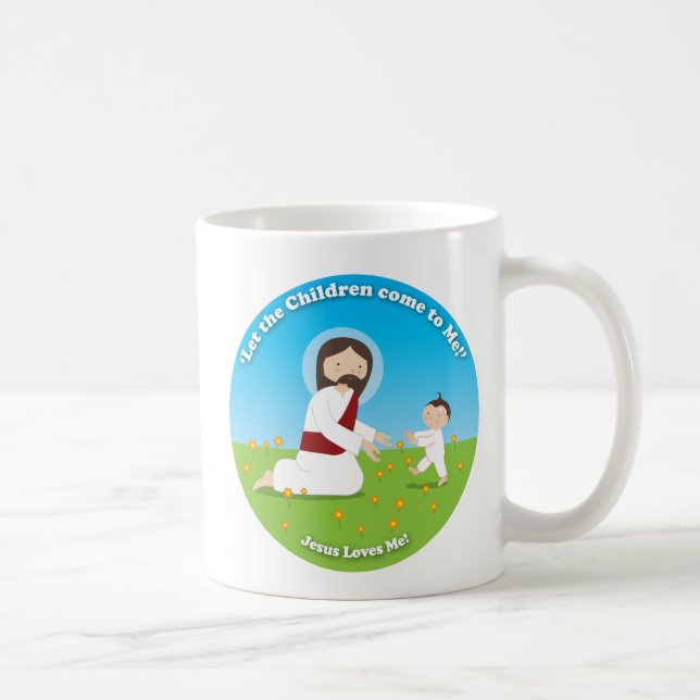Jesus and Child Coffee Mug (Right)